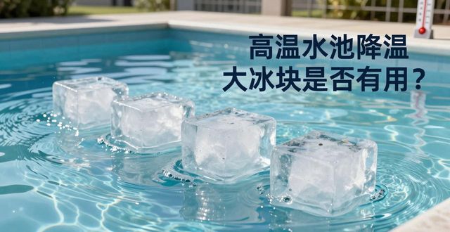 杭州拱墅高温水池降温大冰块,到底管不管用?
